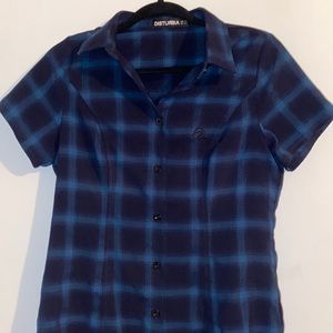 Disturbia plaid mini dress size US 8